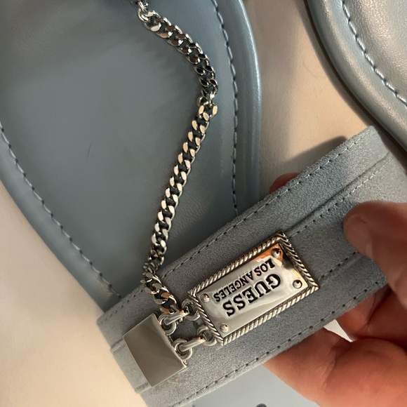 GUESS Women's Blue Sandals Size 9 - Picture 6 of 7
